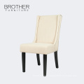 Hotel furniture Italian design white leisure wingback chair